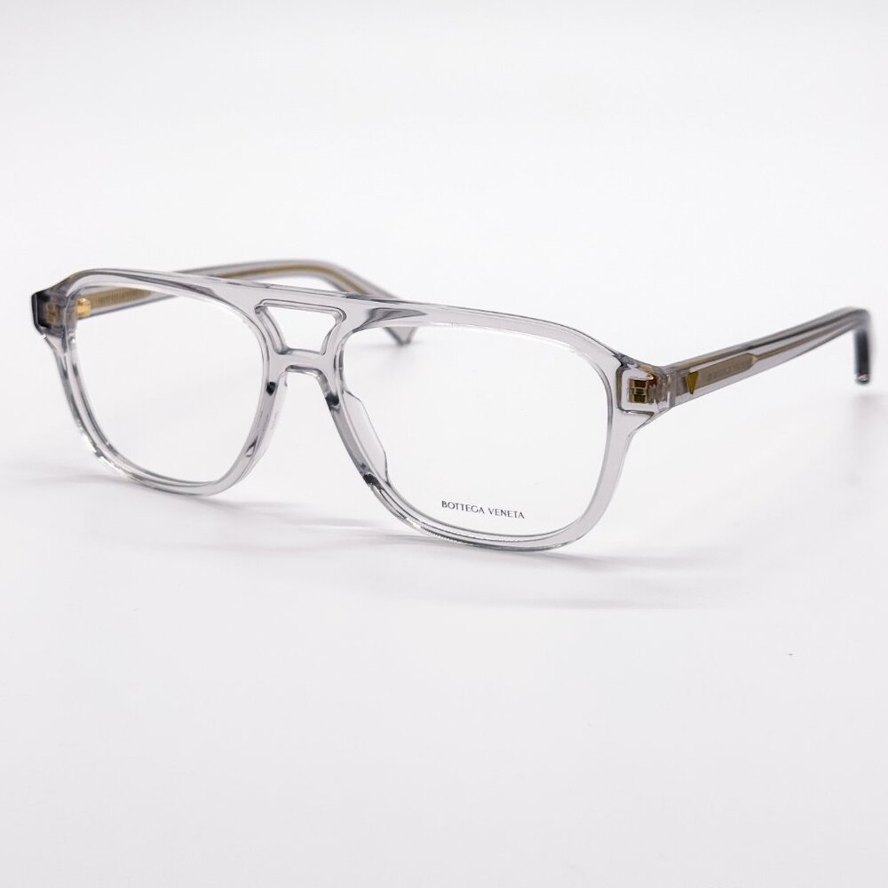 NEW BOTTEGA VENETA BV1294O 004 GREY UNISEX EYEGLASSES BOTTEGA VENETA